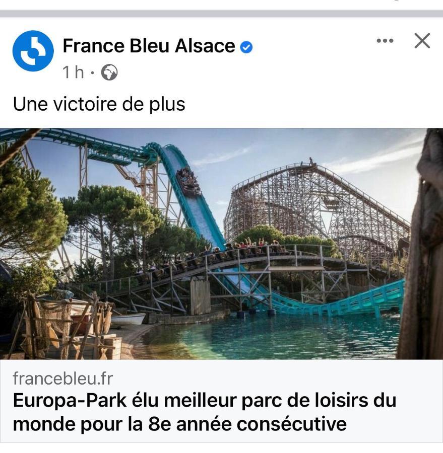 Apartament Location Mh Situee A 15 Mn D Europa Park Et Rulantika Boofzheim Zewnętrze zdjęcie